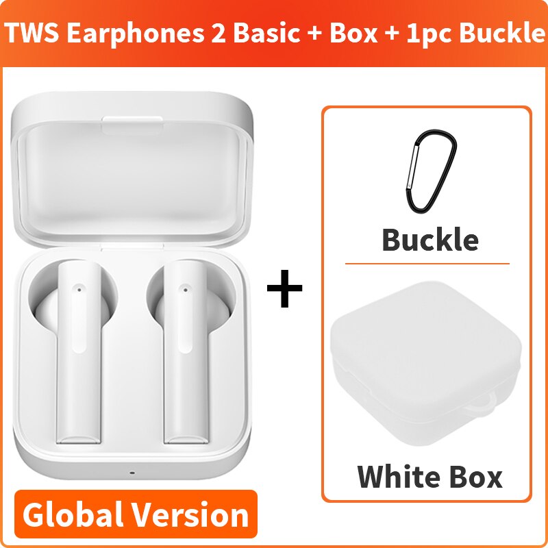 Xiaomi Air2 SE TWS Mi True Wireless Bluetooth Earphone Air 2 SE Earbuds SBC/AAC Synchronous Link Touch Control: GV Add White Case