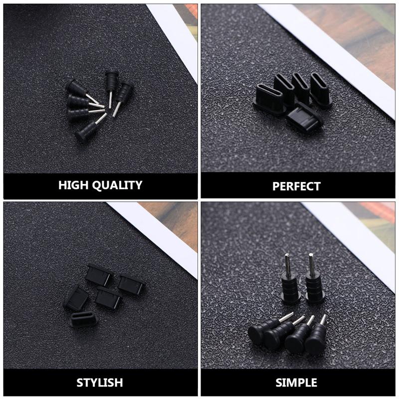 Juego de enchufes de teléfono tipo C, puerto USB tipo C y conector de auriculares de 3,5mm para Samsung Galaxy S8 S9 Plus Huawei P10 P20, 20 pares