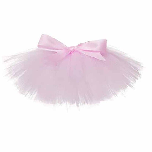 vase Bottle Tulle Pom pom Tutu table Centerpiece Baby Shower Wedding first Birthday Gender Reveal Christening Baptism Decoration: pink mini tutu