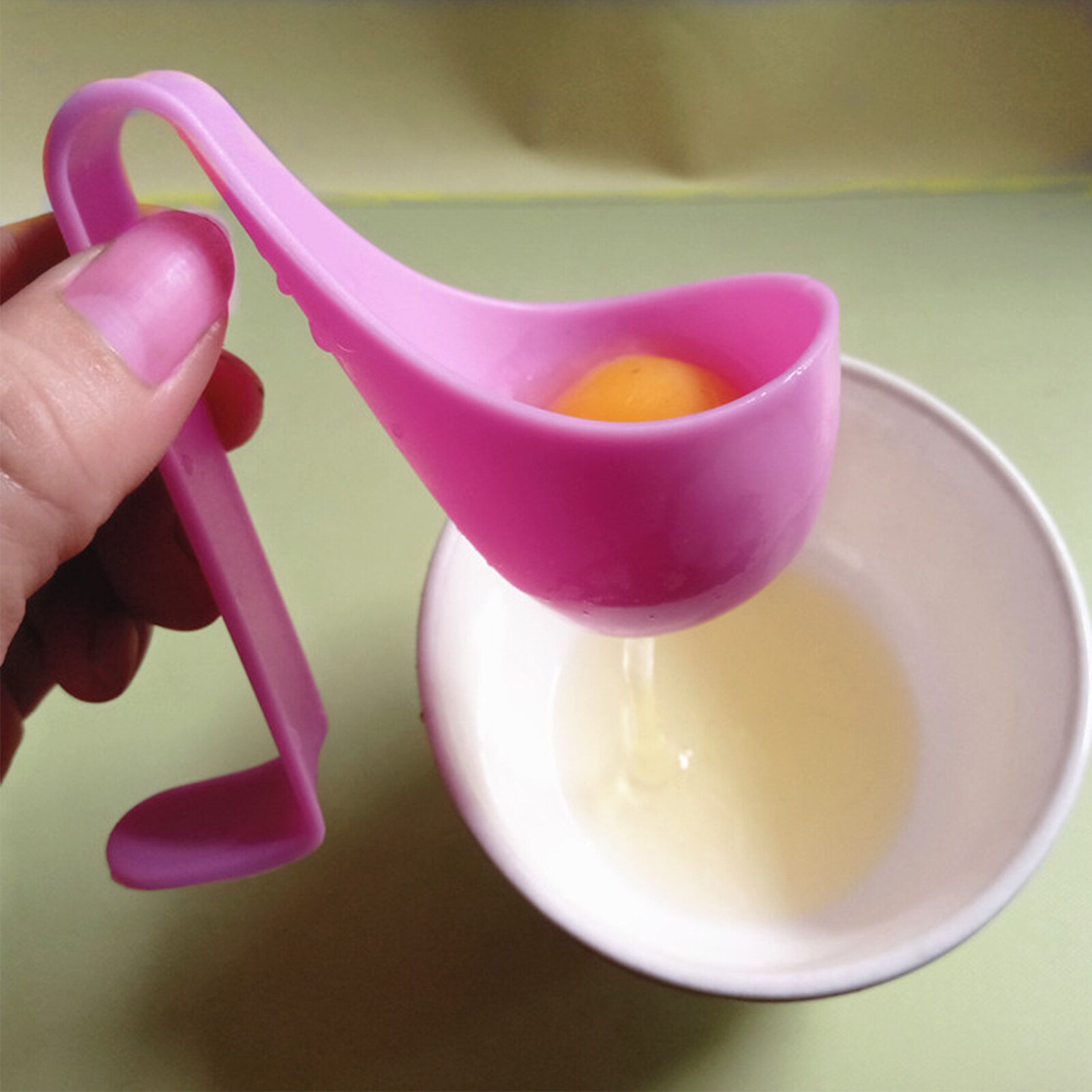 Plastic Egg Separator White Yolk Sifting Home Kitchen Chef Dining Cooking Gadget