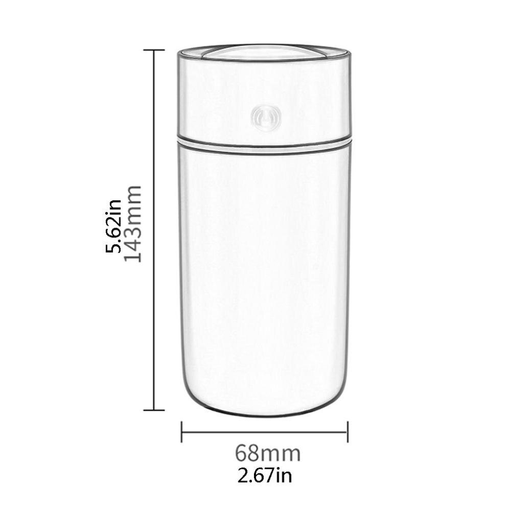 320ml usb elektrisk aroma luftdiffuser mini usb luftfugter purifier bil aromaterapi cool tåge maker luftfugter til bil hjem