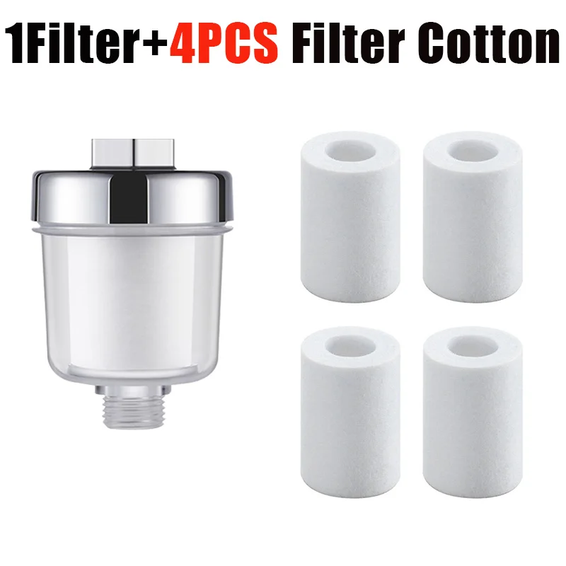 Kit purificador de salida de agua, filtro Universal para grifo, cocina, baño, filtro de ducha, sistema de filtración de baño transparente para el hogar: plum