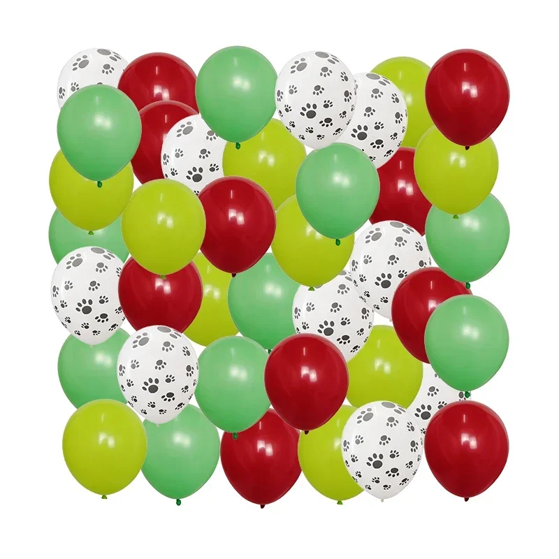 40 Uds mezcla de Globos de látex con pata de perro de 10 pulgadas decoración de temática de animales juguetes clásicos para niños Globos suministro de bolas inflables de aire de helio
