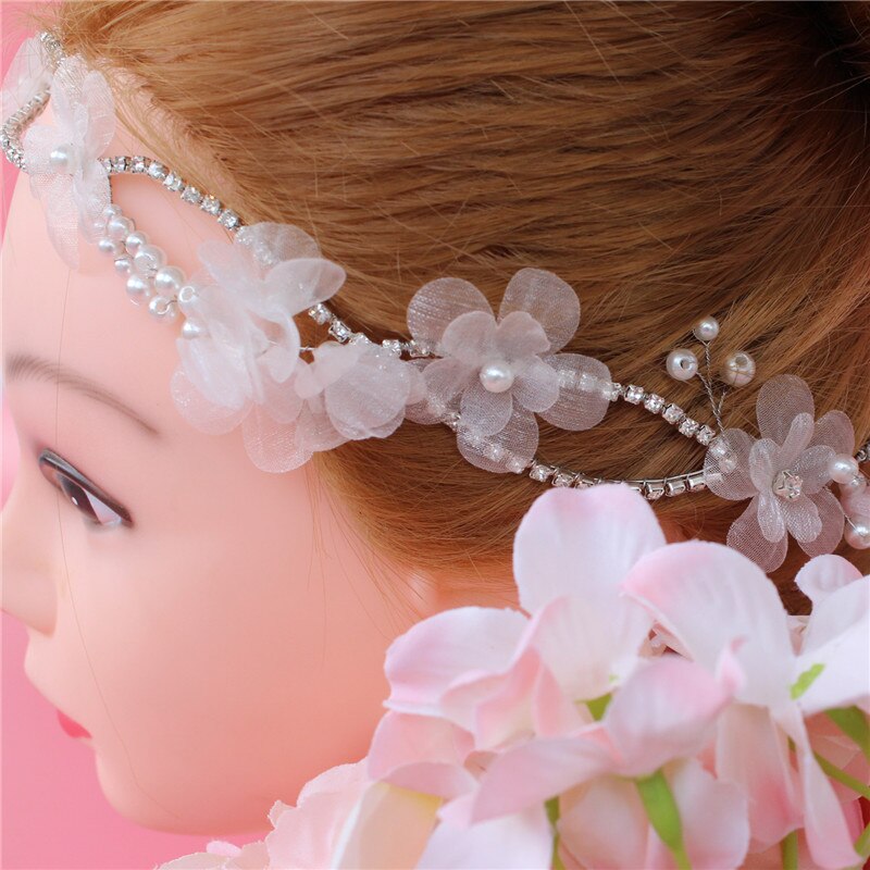 YJWSXF bride head flower exquisite head flower rhinestone headdress dress wedding accessories