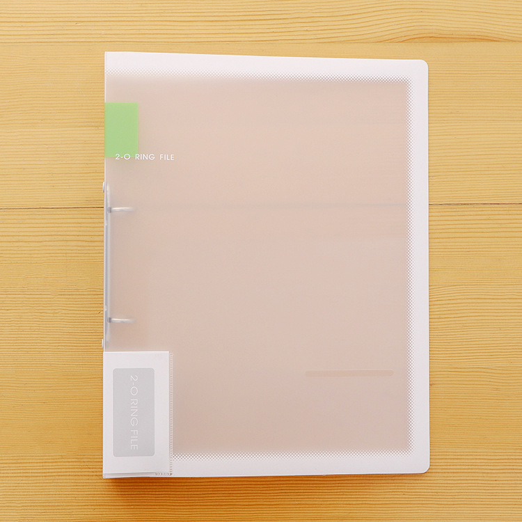 A4 Lever Arch File 3 Rings ABS Board Folder 30mm (1.18") Spine Pull Stationery Document Storage Assorted Bright Colours(2PCS): White