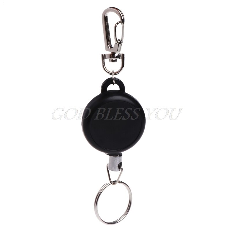 Clé de rétracteur Zinger porte-anneau utile, câble en acier rétractable de 60cm, Anti-perte directe