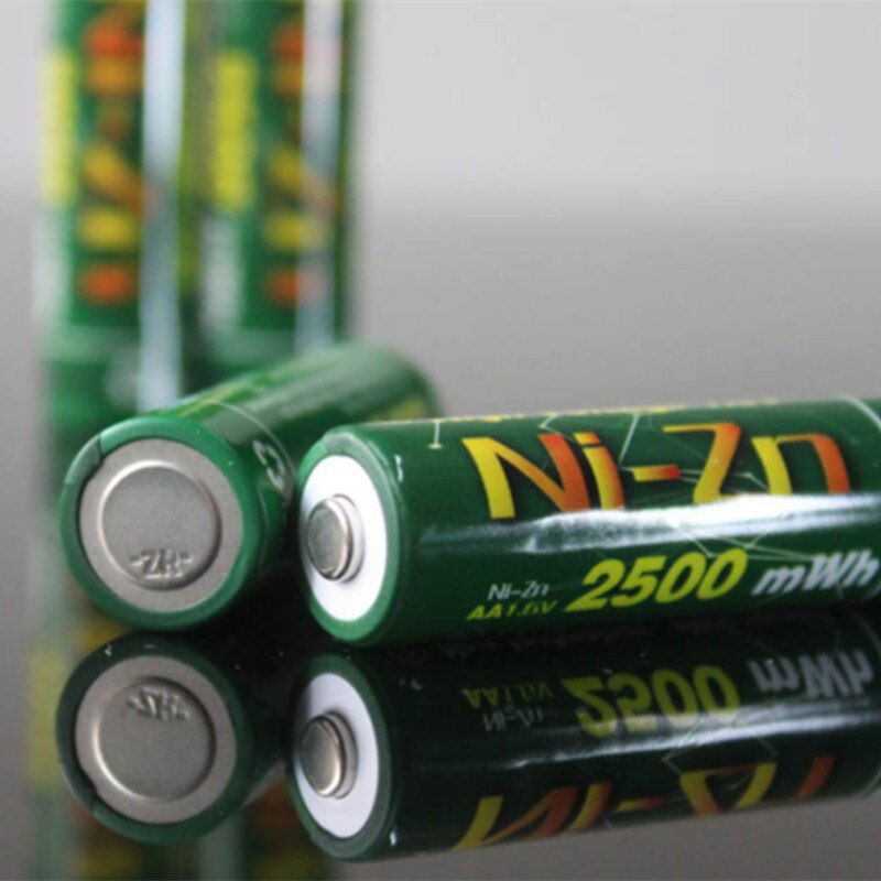 8pcs/lot Rechargeable BPI AA 2500mWh NI-Zn NI Zn NIZN 1.6V Battery With Case for Toys, MP3, Camera +