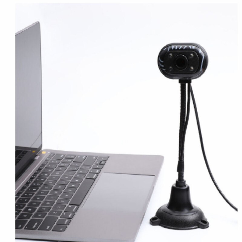USB bureau HD Webcams Web caméra intégrée nuit LED lumières pour ordinateur PC ordinateur portable enregistrement vidéo/appel
