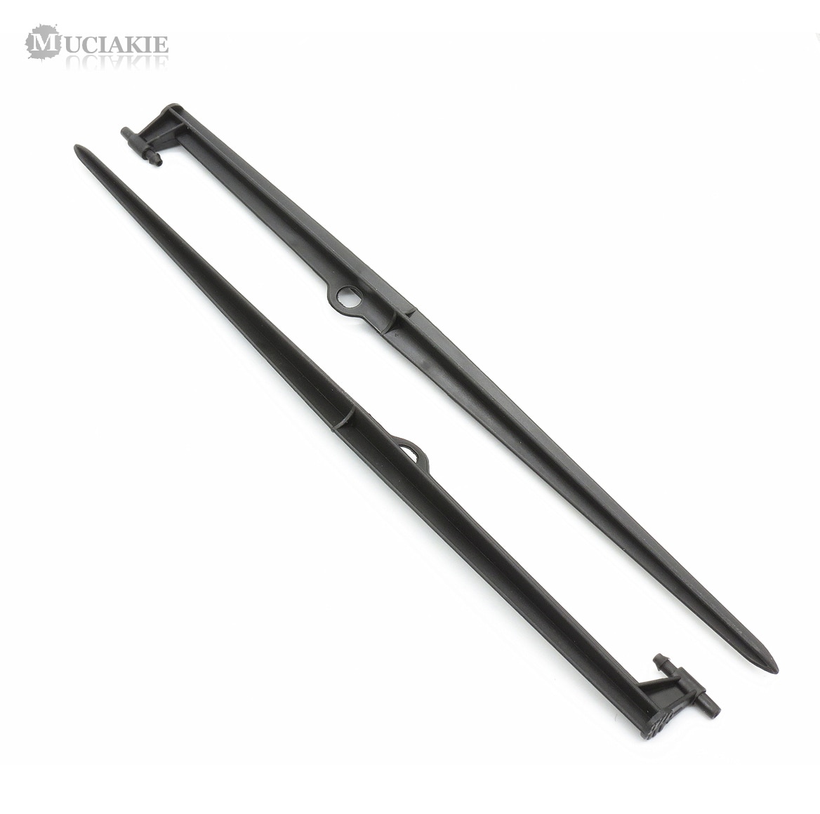 Muciakie 10 stk 45cm hødu faste staker til hage drypp vanningsspinkler 8/11 4/7mm slange pigg sprøyte slange brakett stativ