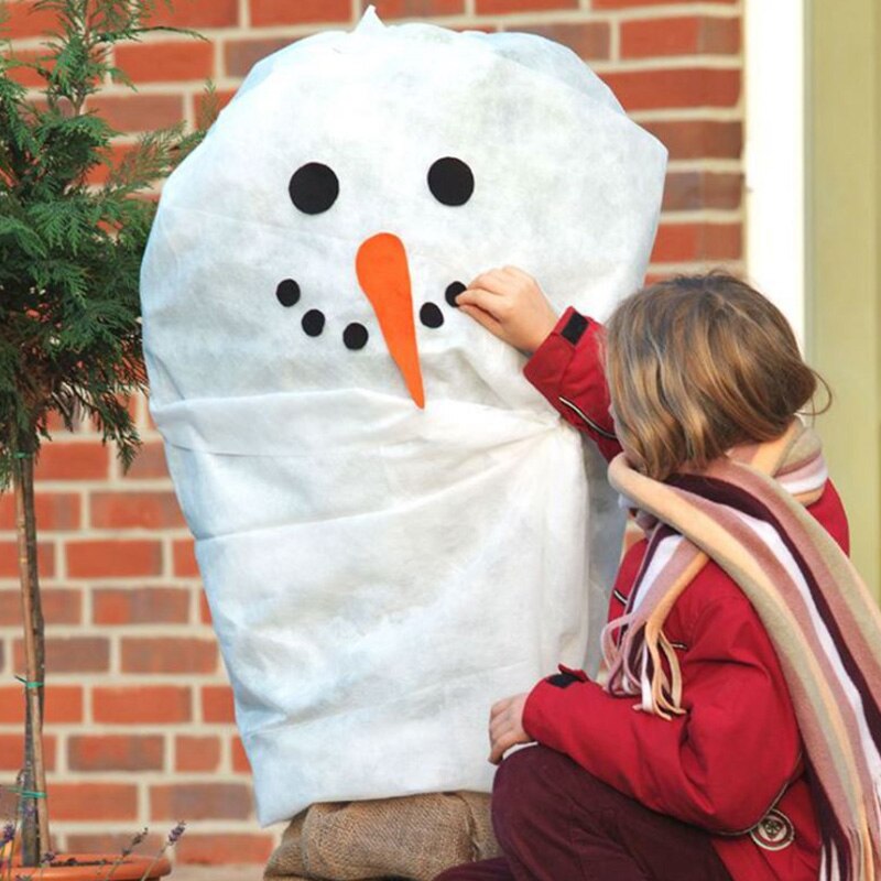 Hiver nouvel an arbre de noël couverture couverture plante couvre gel Protection plante serre couverture extérieur jardin décor