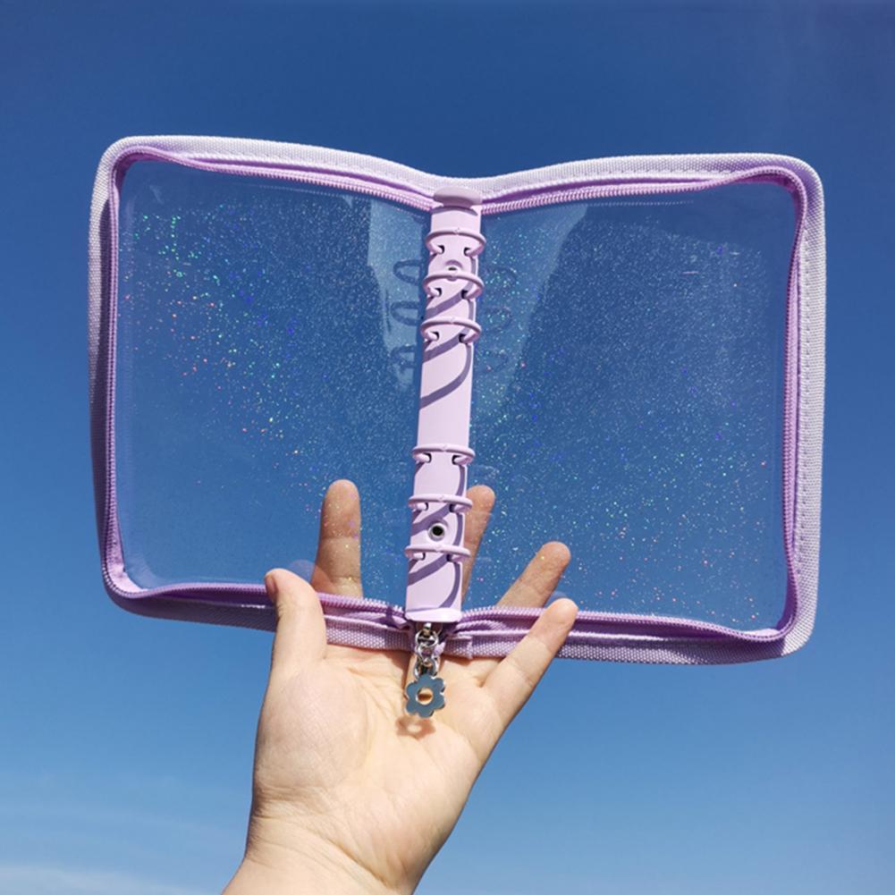 Waterproof Stationery Spiral Paper Binder Notebook Cover with 10 Inner Paper for Diary Manual Sketchbook,