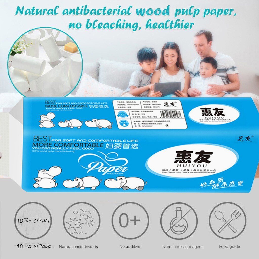 Unhygenic Paper 10 Roll Hygienic Roll Paper Affordable Coreless Pa... – Grandado