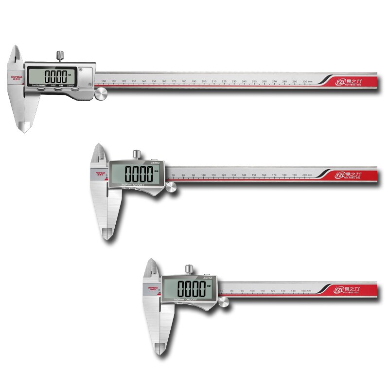 Dial Caliper 150mm Digital Vernier Caliper 300mm Lcd Digital Electronic Measure Gauge Metal Caliper Stainless Steel