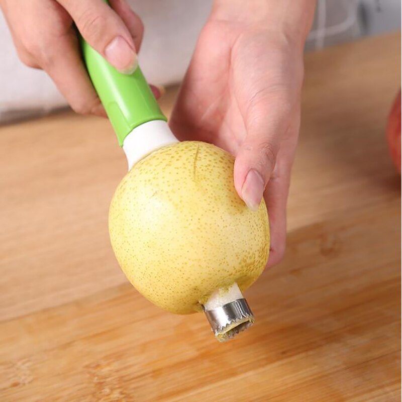 Fruit Peeler Two-in-one Shrinking Fruit Seed Remover Apple Pear Corer Kitchen Tool Fruit Peeling Core Tool