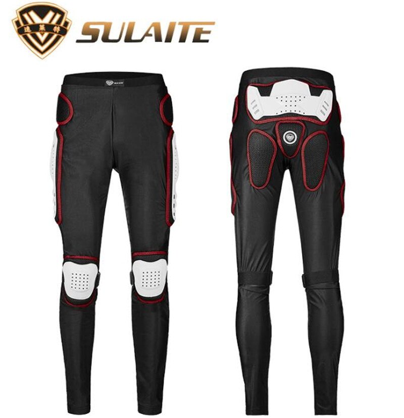 SULAITE spodnie motocyklowe długie zbroje motocyklowe spodnie motocrossowe łyżwiarstwo kolarstwo sprzęt ochronny Motocross Hip Protector