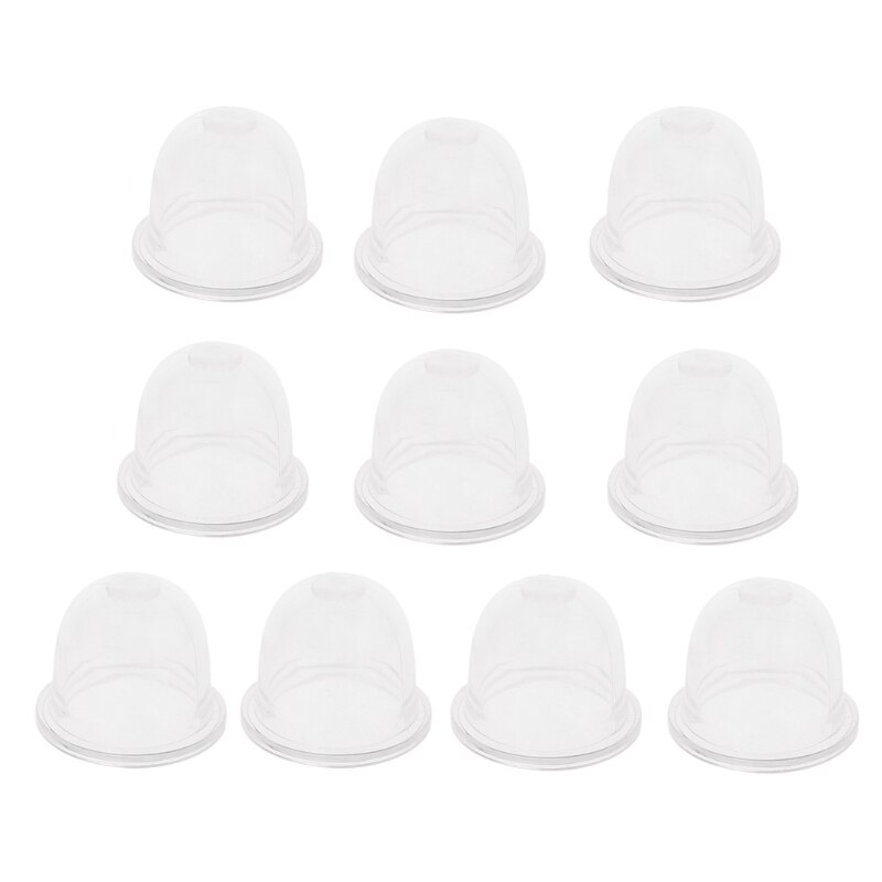 10 Stuks 17Mm Carburateur Carb Primer Lamp Cap Brandstofpomp Voor Chainsaw Blower Trimmer