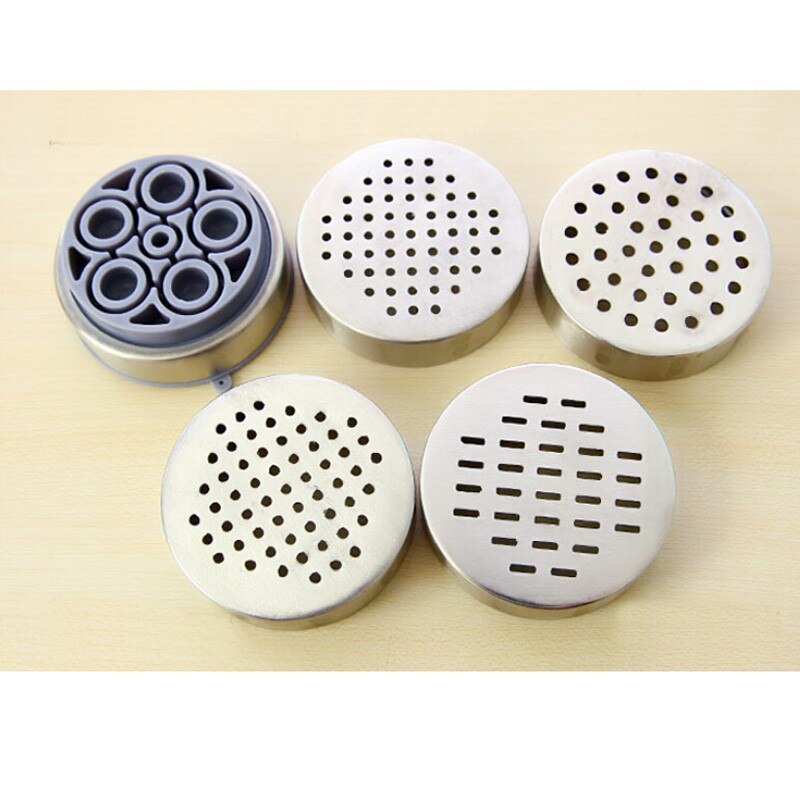 Máquina de fideos de Pasta de Fabricante de fideos de acero inoxidable, máquina de prensado de fideos de 5 modos hecha a mano, Para Hacer fideos, prensa de frutas