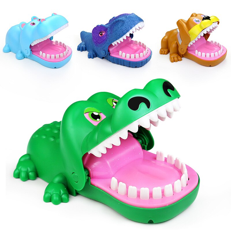 Press Tooth Biting Finger Shark Crocodile Tricky Party Decompression Toys