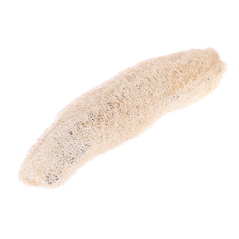 1Pcs Zachte Verse Natuurlijke Loofah Luffa Spons Douche Spa Body Scrubber Peeling Bathing Hoofdmassage Pad Beige