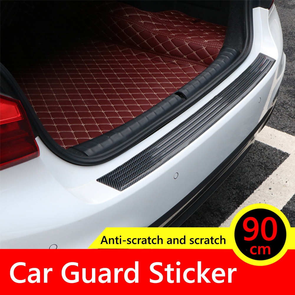 Universele Kofferbak Guard Plaat Sticker Achterbumper Trim Bescherming Strip Pad Beschermende Styling Mouldings Auto Stickers