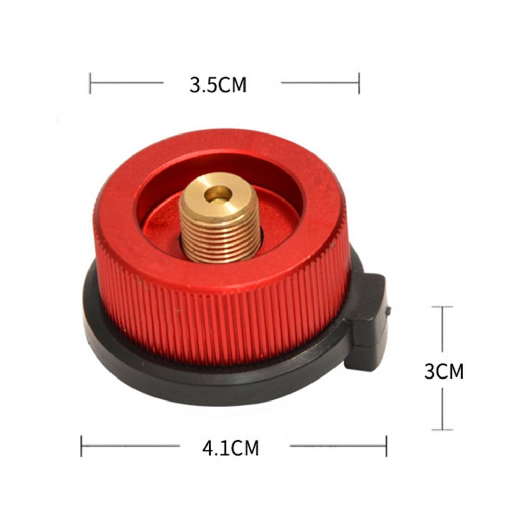 Gas Converter Round Self-closing Function Adapter Long Cylinder Air Tank Conversion Outdoor Tool