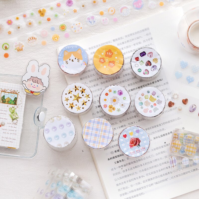 9 Stks/partij Alleen U Weet Serie Leuke Verse Eenvoudige Ins Decoratieve Papier Huisdier Tape