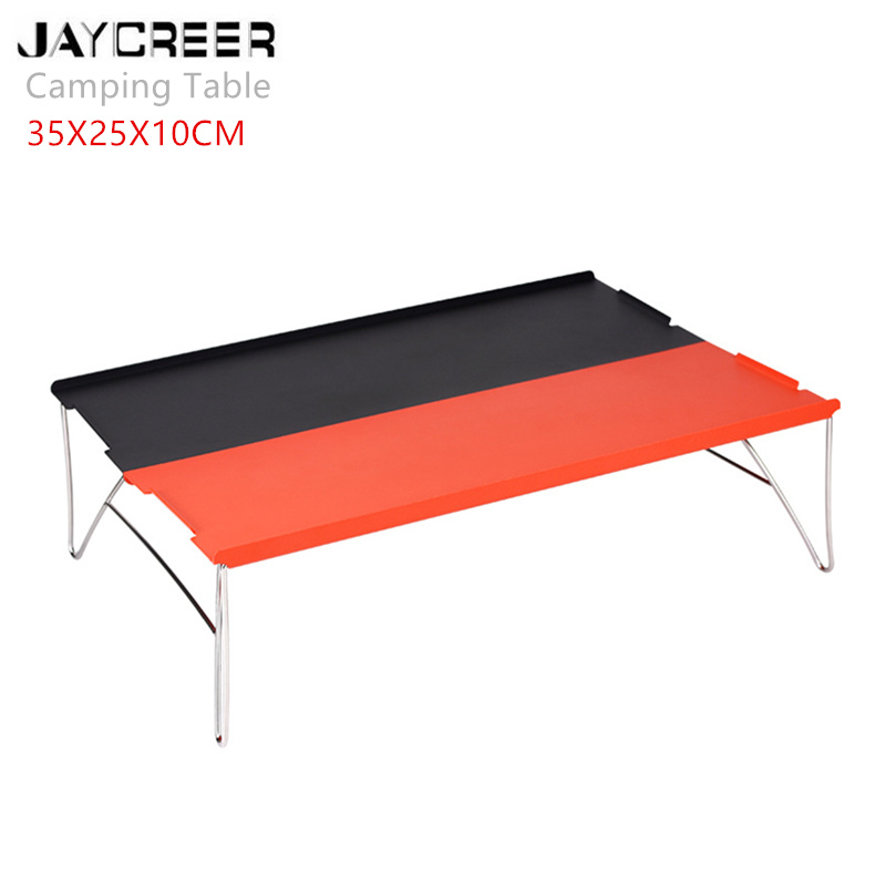 JayCreer Portable Camping Fishing Table Ultralight Folding Picnic Dining Table Laptop Table Notebook Desk Table