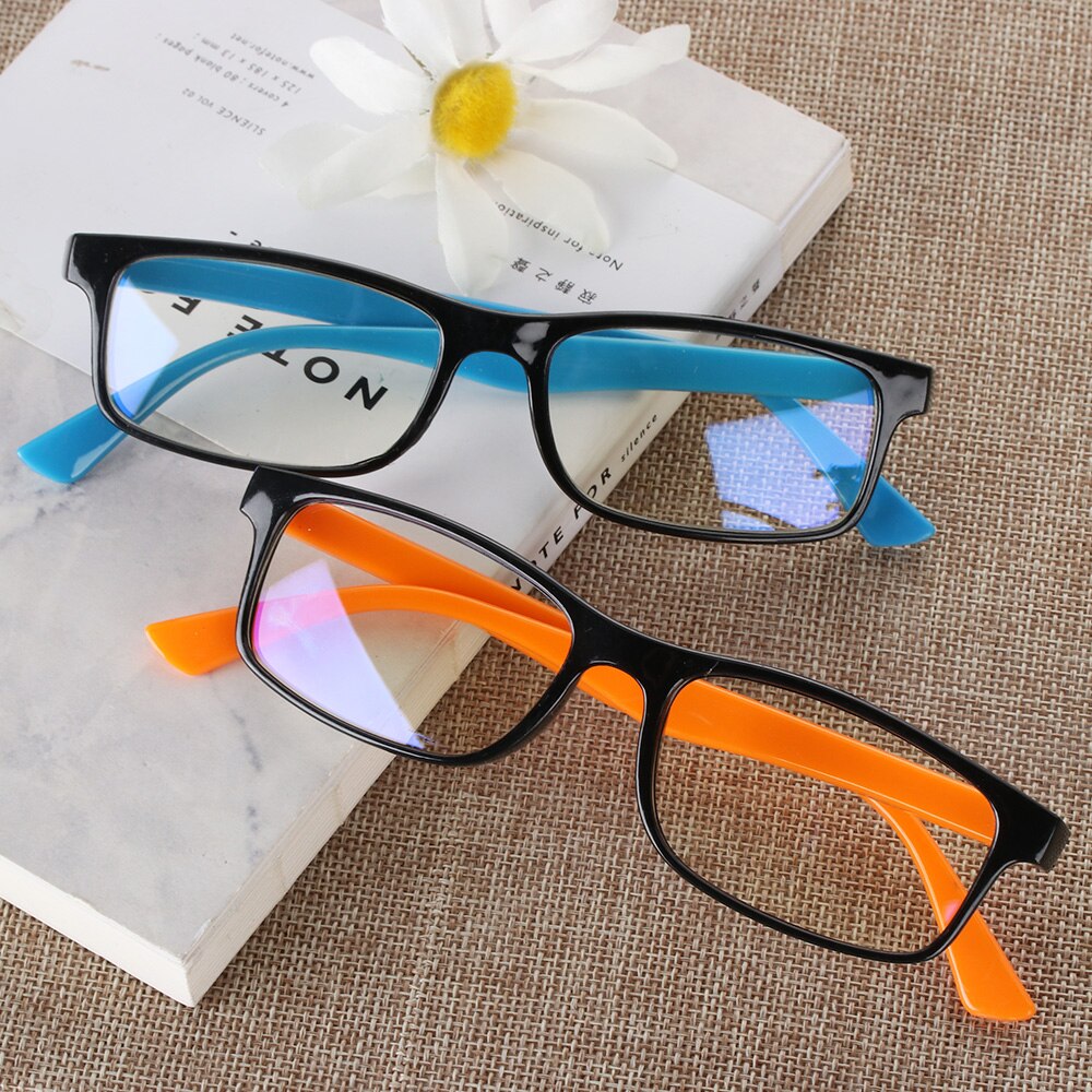 1 PC Anti Blue Rays Radiation Flat Mirror Glasses For Women Men Unisex Anti-UV Computer Goggles UV400 Gaming Eyeglasses