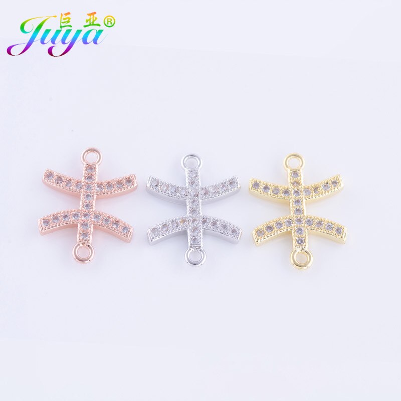 Gioielli FAI DA TE Forniture di Rame Femminile 12 Costellazioni Dello Zodiaco Fascino del Connettore Pendenti con gemme e perle Per Le Donne Del Braccialetto Della Collana Fare