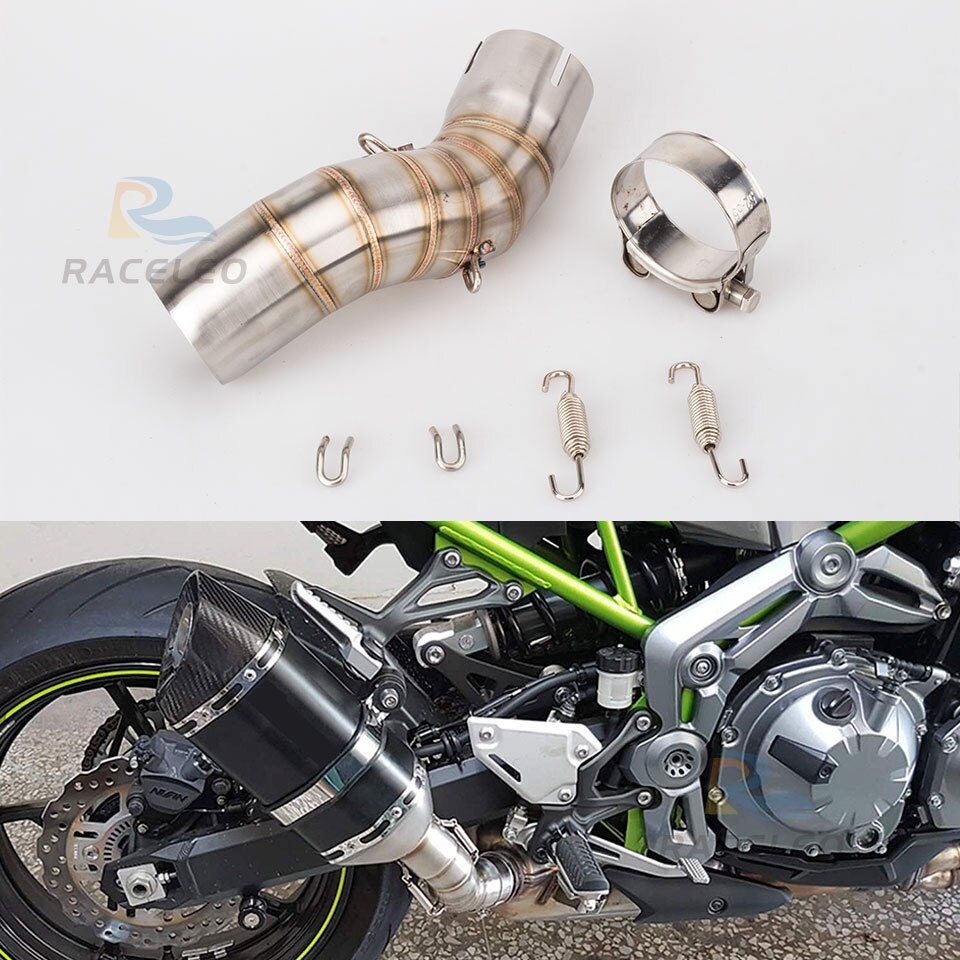 Motorfiets Uitlaatpijp Z900 Link Pijp Voor Z900 Midden Pijp Fit Voor 51Mm Uitlaat Connector Motorfiets Z900 Uitlaat