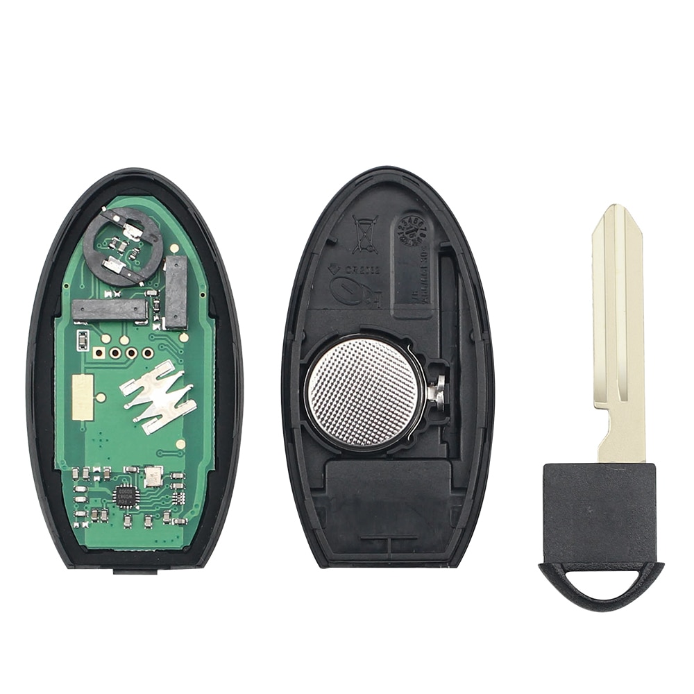 KEYYOU For Nissan Juke Qashqai X-Trail TIIDA SYLPHY J10 J11 Car Keyless Go Smart Remote Key 433Mhz 4A Chip 2 Buttons