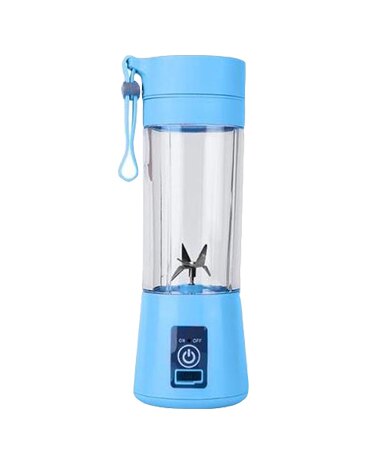 Mini Portable Blender USB Electric Juicer Machine 6 Blades Blender Mixer Mini Food Processor Personal Blender Vitamer: blue