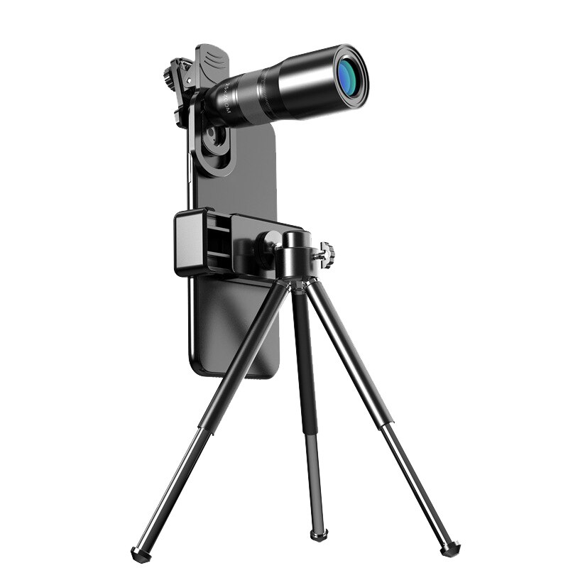 OPQ-Mobile Phone Telescope Lens 25X Focal Length Monocular Telephoto Lens HD External Camera