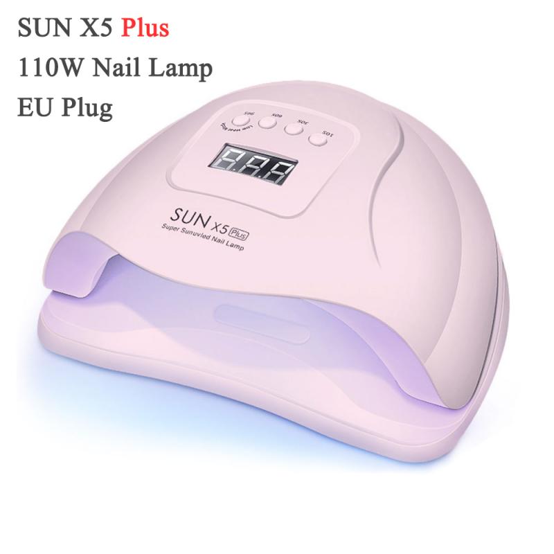 110W PRO lampes LED UV sèche-ongles pour Gel vernis lampe Salon sèche-ongles durcissement manucure Machine ongles beauté ongle outil: EU plug