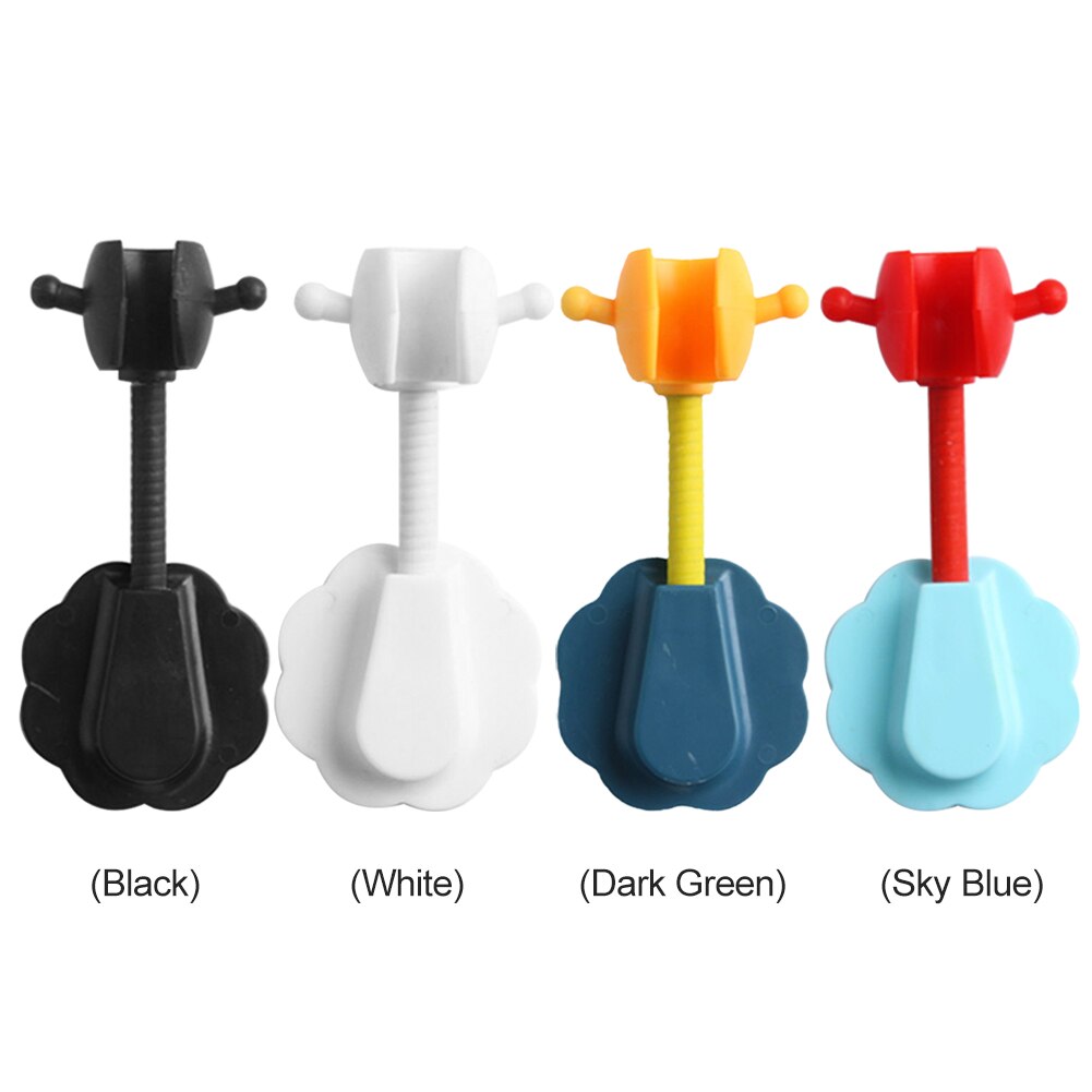 Adjustable Shower Head Holder Knob Punch-free Sprinkler Head Mounting Bracket Household Bathroom Accessaries Supplies Parts