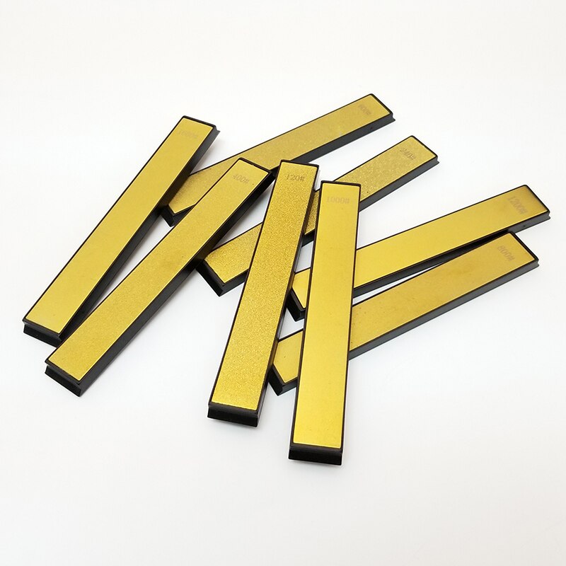 Golden Diamond Plate Kitchen Knife Sharpener Stone Whetstones Knife Sharpening Tool