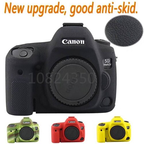Étui de Protection en caoutchouc et silicone souple pour appareil photo DSLR, sacoche vidéo de pour Canon 5D Mark IV 4 5D4 Nikon D7100 D7200