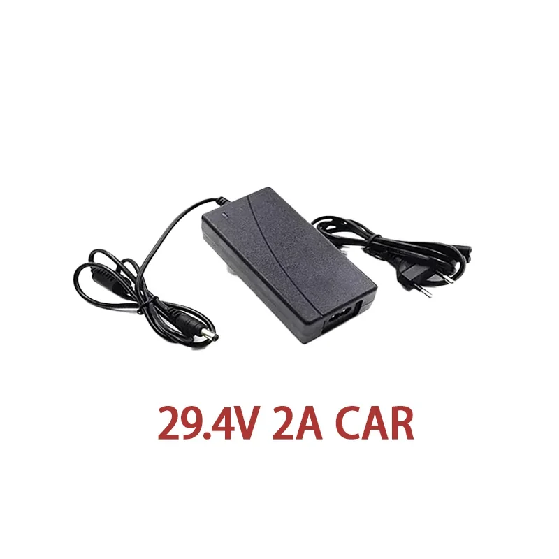 18650 7S2P 10800mAh lithium-ion battery, 29.4V, 10.8Ah, BMS with charger, multiple plugs optional: Blue