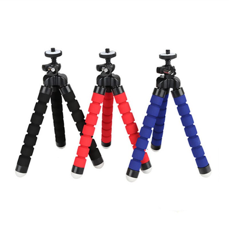 Mini Flexible Schwamm Octopus Stativ für iPhone Samsung Xiaomi Huawei Smartphone Stativ Halter für Gopro Kamera DSLR Montieren