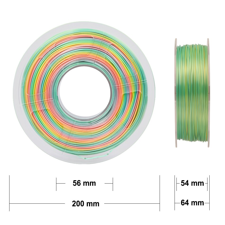 Enotepad SILK Filament 1kg 1.75mm silk 3d Filament for Printer Tolerance +-0.02MM 100% no bubble silk 3d filament