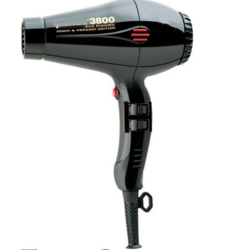 110V/220V Droger Huishouden High-Power Föhn 3800 Elektrische Föhn Huishouden Salon Kappers Blow bus Eu Ons strijkbal voor in de droger voeding regelbaar strijkbal voor in de droger: black / EU