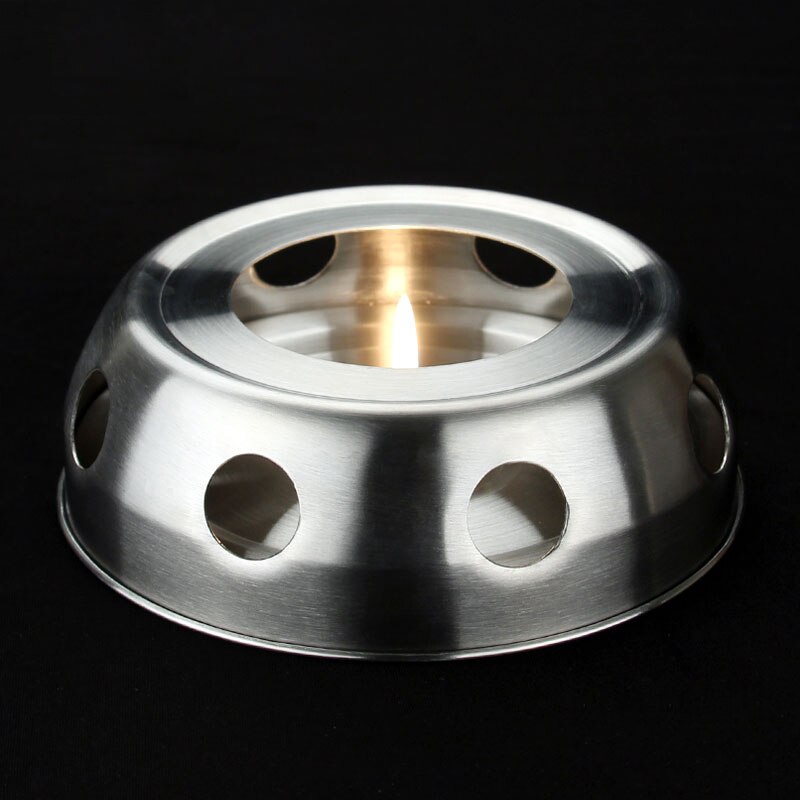 Edelstahl Teekanne Untersetzer Alkohol Kerze Heizung Kaffee Milch Warme Herde Tee-einstellen Tee Topf Halfter Regal Basis Teegeschirr Tee Hersteller
