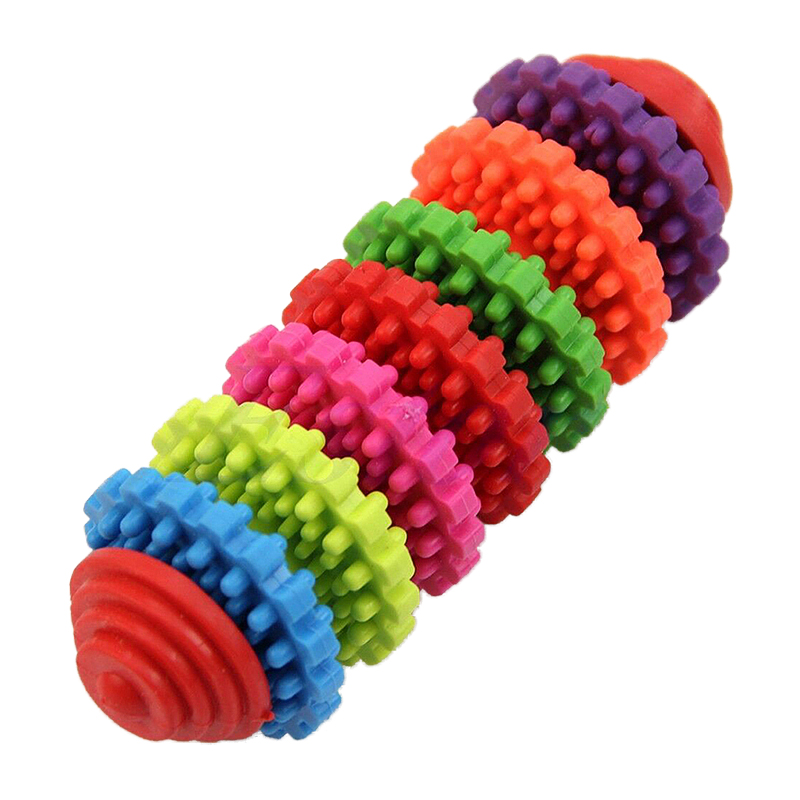 Health Durable Gear Gums Teething Teeth Rubber Pet Cat Dog Toys Pet Dog Puppy Dental Pet Supplies Chew Toys for Large Small Dogs