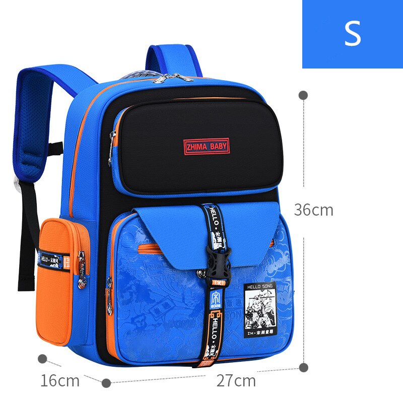 Chinese Stijl Retro Kinderen Orthopedische Schooltas Voor Tiener Jongens Meisjes 2 Size Student Rugzakken Kids Schooltassen Mochila