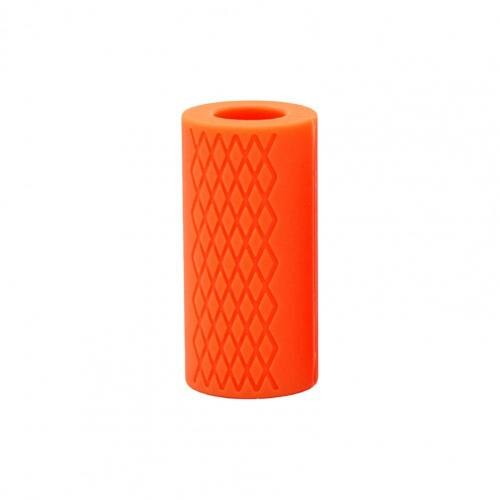 Useful Dumbbell Bar Grips Widely Applied Small Size Thicken Barbell Grips Bar Handle Barbell Grips Weight Bar Grip: Orange