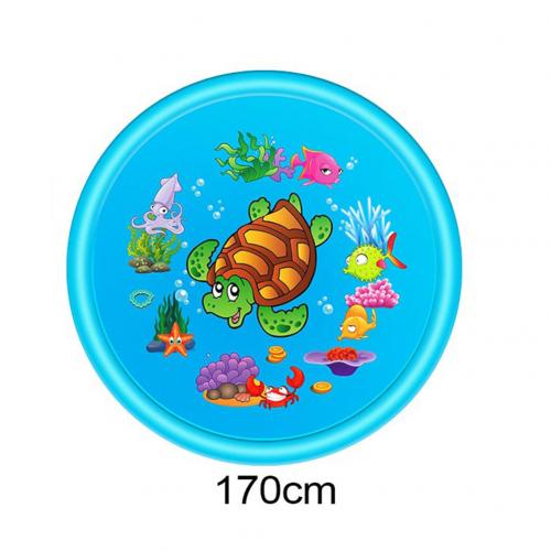 110/170Cm Leuke Schildpad Opblaasbare Spray Water Outdoor Kids Play Mat Sprinkler Pad: 170cm