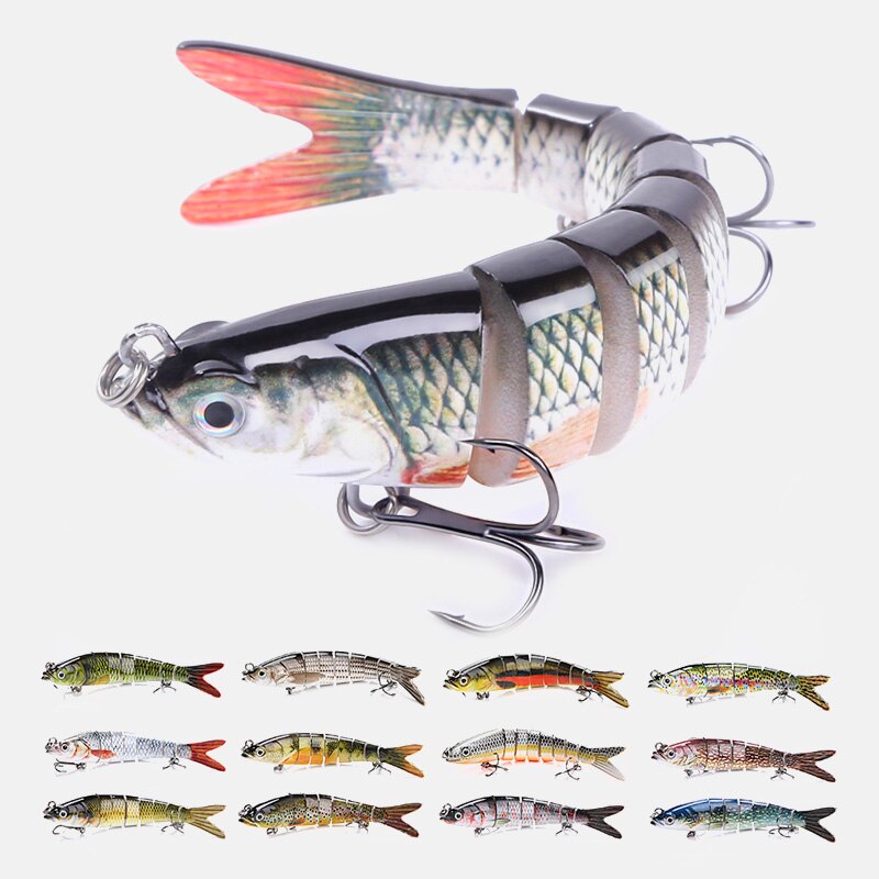14cm 23g 8 Segment Köder Sinking Wobbler Angeln Lockt Harte Künstliche Gelenk Crankbait Swimbait Für Angelgerät Locken