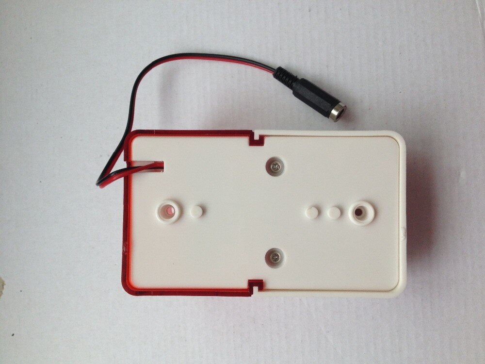 315 mhz trådløs sirene alarm gsm med stroble flash lys 12v hjemme sikkerhed alarmsystem strobe sirene (sr -60a)