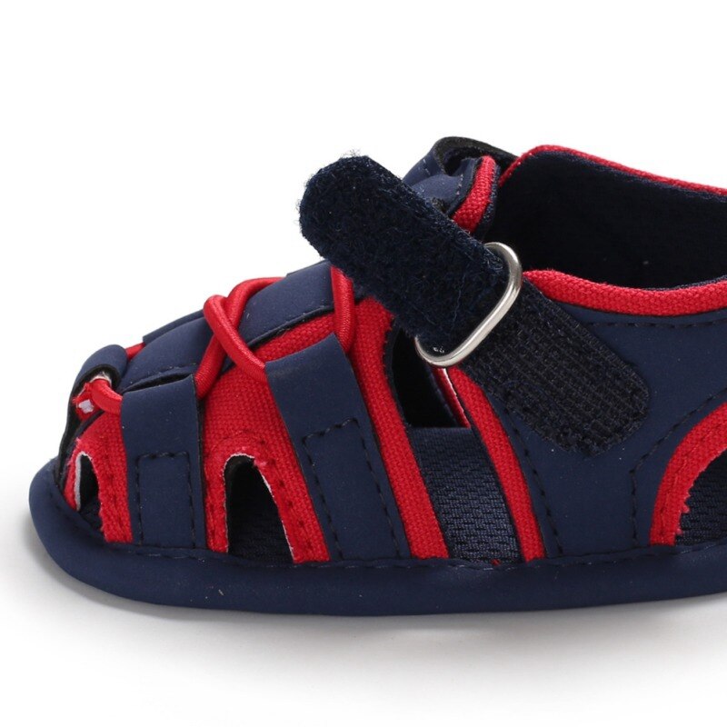 3 Color Summer Baby Boys Breathable Anti-Slip Mixed Color Shoes Casual Sandals Toddler Soft Soled For 0-18M Boys