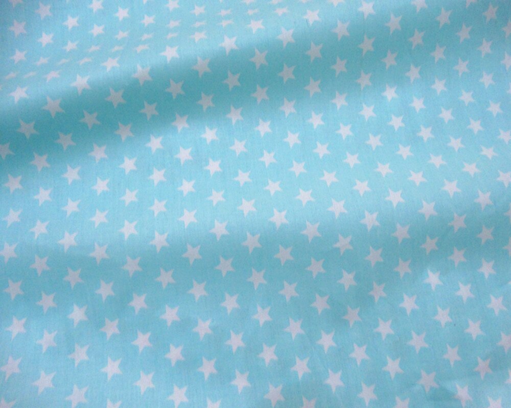 160*100cm bomullstyg tryckt enhörning stjärna baby flicka bomull quilting twill tyg för gör-det-själv sömnad lapptäcke tyg ark tyg: Bomullstyg  -5